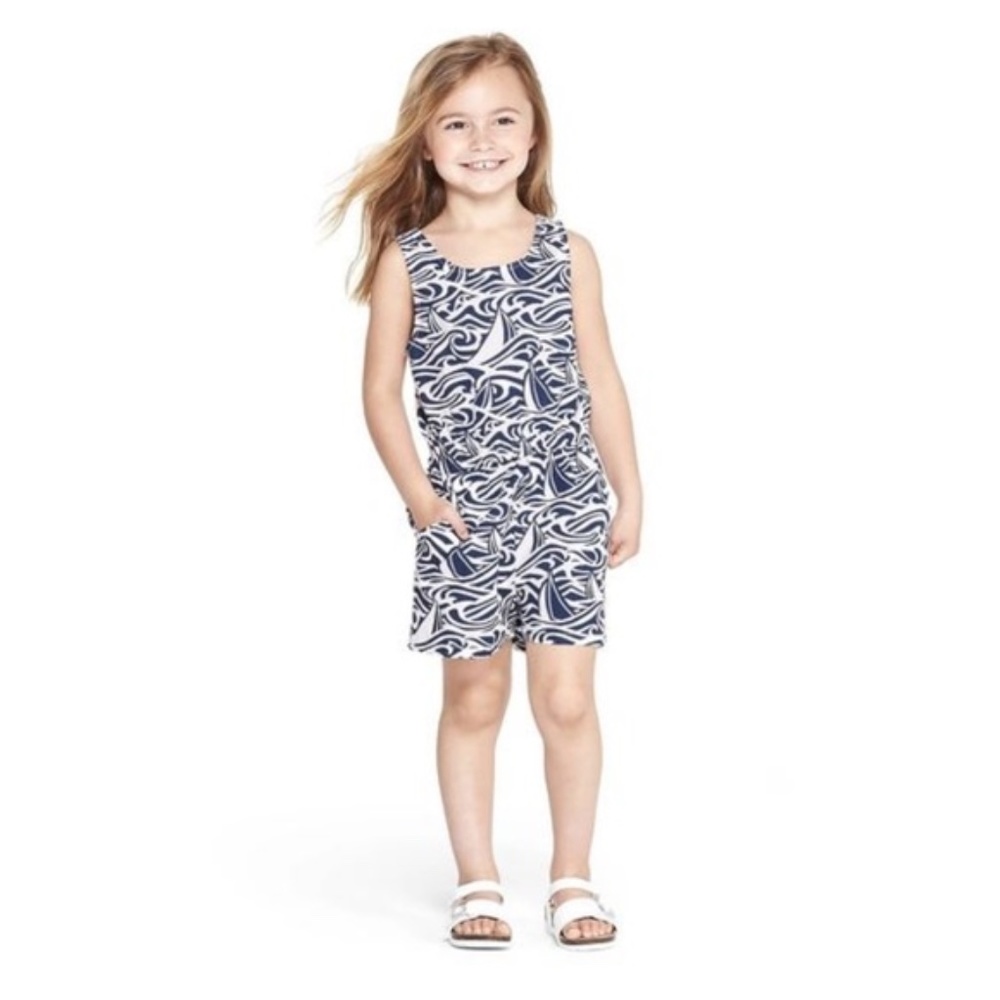 NWT Vineyard Vines x Target 3T romper rough seas
